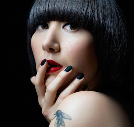 I love these matte nail polishes Karen O from the Yeah Yeah Yeahs is 