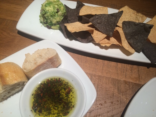 Starter bread and guac