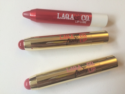 Laqa & Co. lip and cheek pencils