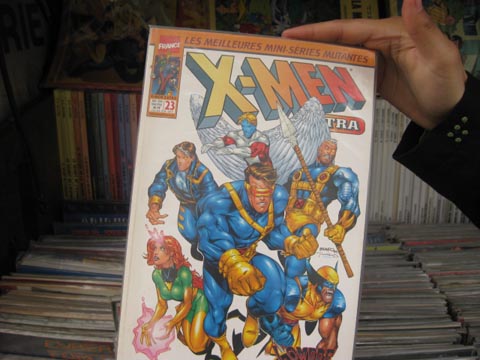 X-Men comic in Paris