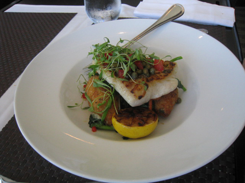 Pan Seared Fillet of Pacific Halibut, $35