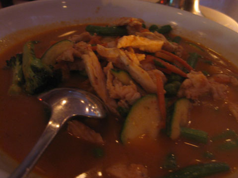 Bangkok Panang Curry, $9
