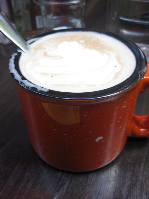 my big cup o' vanilla latte, $4