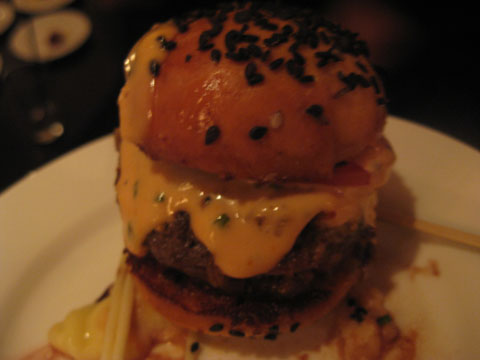 Lil big Mac's, with lil big mac's with japanese wagyu and served with truffle