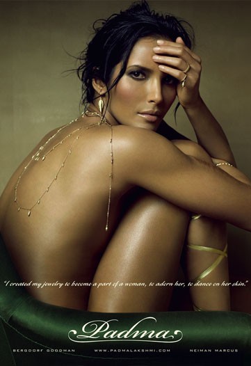  Padma Lakshmi’s new jewelry campaign, shot by Steven Meisel