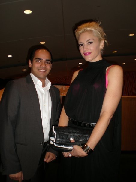 Fahad...and Gwen Stefani at the UN