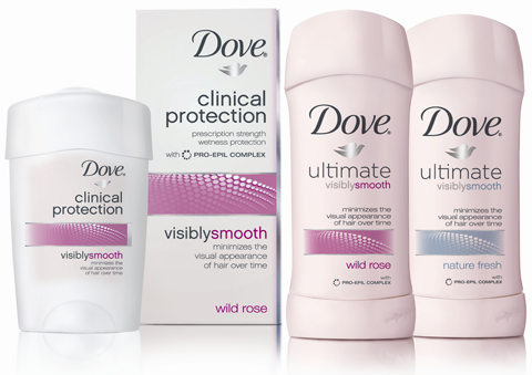 Dove's new Ultimate Visibly Smooth line