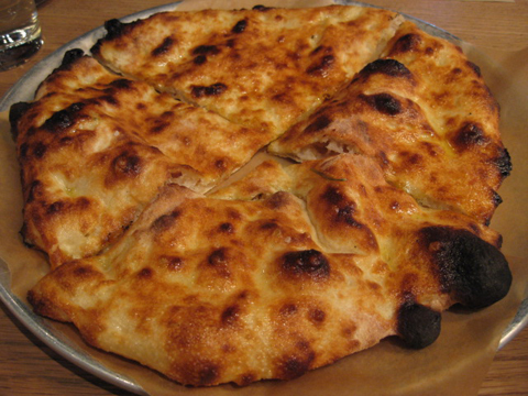 Pizza Bianca, $4