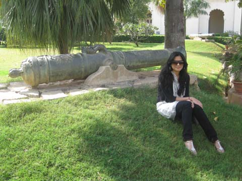 Chillen at the Chowmahalla Palace in Hyderabad :)