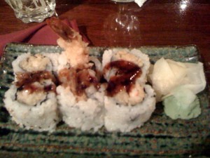 My boring shrimp tempura roll